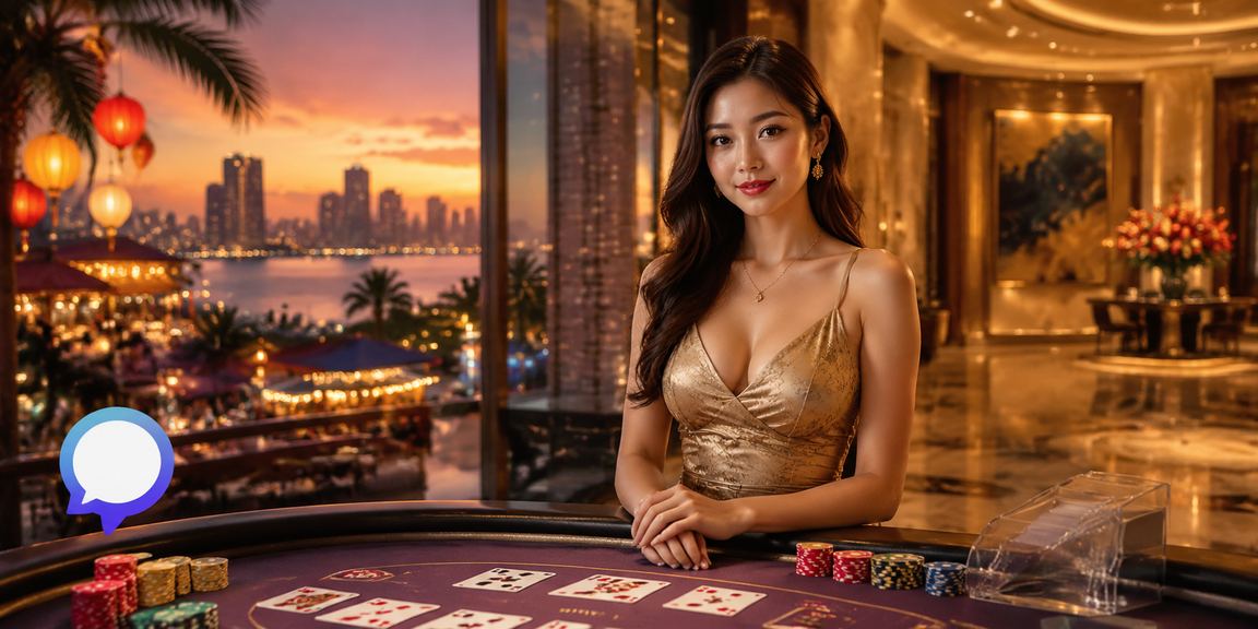 Người chơi tại Đà Nẵng trải nghiệm baccarat trực tuyến tại khu chợ đêm sôi động